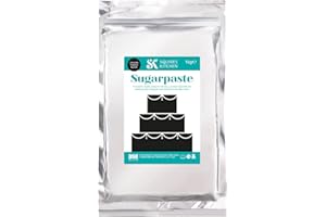 Squires Kitchen Ready to Roll Sugarpaste Icing for Decorating Cakes, Cupcakes & Cookies, Premium Quality Rolled Fondant - Tuxedo Black 1kg