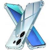 Xiaomi Redmi Note 13 4G ile Uyumlu Kapak Kamera Korumalı Airbag Antishock K&ouml;şe Korumalı Şeffaf Silikon Kılıf