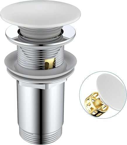 Lavigo flowline afvoerplug 1 1/4'' niet afsluitbaar chroom