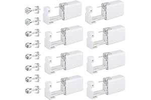 VEGENA Zestaw 8 sztuk przekłuwaczy do uszu, bezbolesne narzędzie do piercingu, zestaw do przekłuwania uszu z kolczykami do aseptyki, akcesoria do piercingu (Diamant 01)