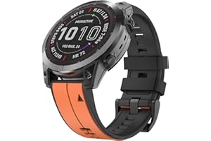 MYSNBKN Pasek do zegarka Garmin Fenix 7, szerokość 22 mm, silikonowy pasek pasuje do Garmin Fenix 7, Fenix 6, Fenix 6 Pro, Fenix 5, Fenix 5 Plus, Forerunner 935, Forerunner 945, Approach S60/S62, EPIX
