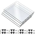 Acrylic Shelves to Fit Blaliden Cabinets - 320mm x 287mm x 4mm - Collectable Display - Extra Shelves (DSA/BL+) (With Brackets, 4)