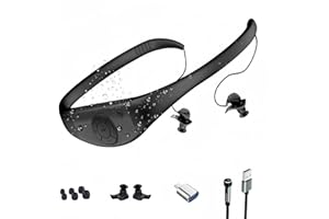 Tayogo Waterproof MP3 Player, 8GB Swimming Headset, IPX8 Rating, 20-Hour Playtime