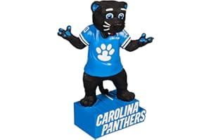Team Sports America Evergreen Enterprises NFL Carolina Panthers Maskottchen DesignGartenstatue, Teamfarben, Einheitsgröße