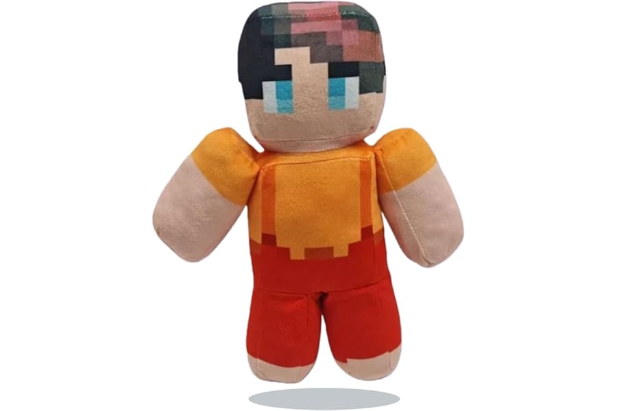 AstraFable Cute Games Plush – Soft Stuffed Animal Pillow Doll for Kids & Adults, Fun Collectible Plush for Fans, Home Décor & Gift Ideas (Red)