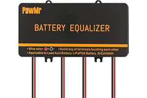 POWMR Battery Equalizer 48V - Battery Voltage Balancer for 4×12V or 8×12V or more Battery Bank Extend Battery Life 1 Year and More, Support Gel Flood AGM Lithium Battery HA02 Balancer