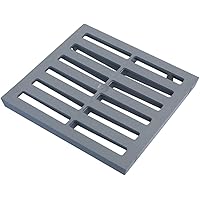 Einlaufrost, begehbar 200x200mm, (grau RAL7035)