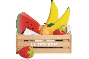Le Toy Van TV183 Wooden Toy, Various, Fruits '5 A Day'