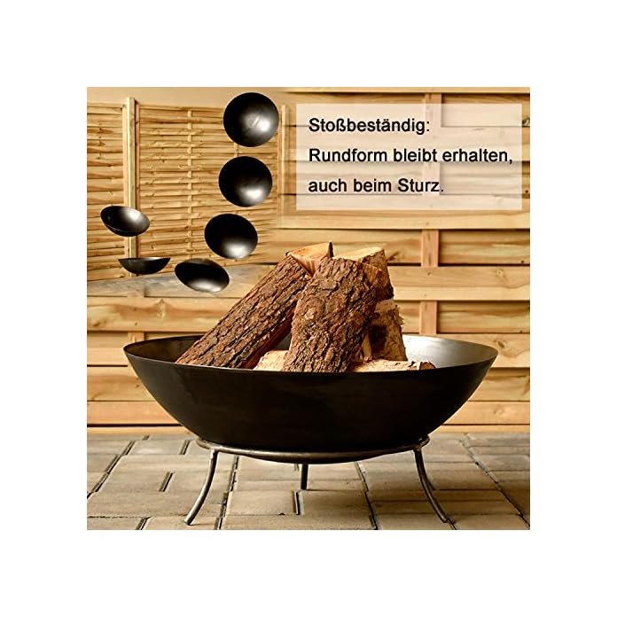 Khko Feuerschale Malaga Ca 50x50x24 Cm Feuerstelle