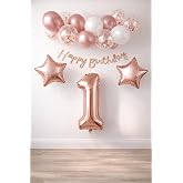 1 Yaş Set Rose Gold Konsept Doğum G&uuml;n&uuml; Seti