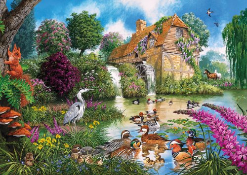 Gibsons Flora and Fauna Jigsaw Puzzle (4 x 500 pieces)