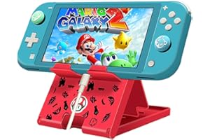 FXICAI Stand for Nintendo Switch/Switch Lite, Animal Crossing Angle Adjustable Swicth Playstand, Portable Foldable Compact Non-Slip Bracket