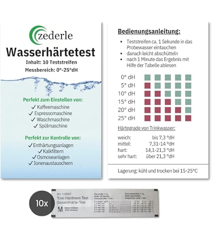 TH-Trinkwasser-Teststreifen – 10 Stück, Für Ges Produktbild-Vorschau 2