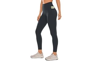 CRZ YOGA Damskie Legginsy Butterluxe Gym 25''/28''-Legginsy treningowe o wysokiej talii z kieszeniami Masło Miękkie Legginsy jogi