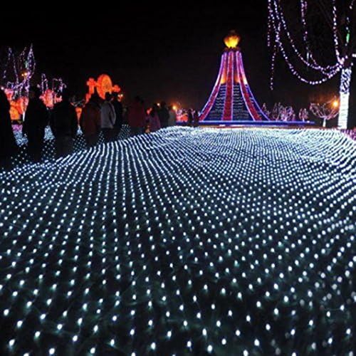Fairy Lights,Clode® String Fairy Lights Net Mesh Curtain Chrismas Wedding Party (3Mx3M 300LED (white ))