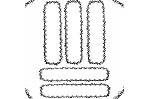 RMTCEG 5 Sztuk Łańcuch do Piły łańcuchowej, 8 Cali 45 TG, łańcuchy do Mini Piły łańcuchowej 1/4 do Pręta 24 cm