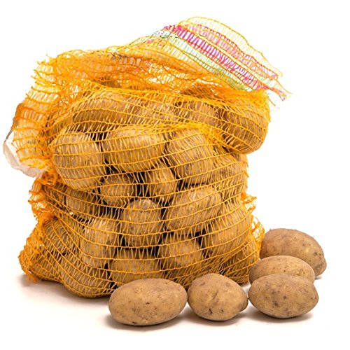 100 Stück Raschelsäcke 41cm x 63cm Kartoffelsack Gemüsesack Zwiebelsack Sack - 3