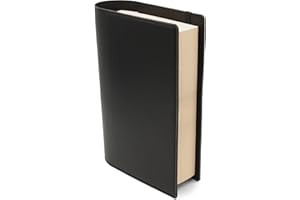 BOOKBUDDY Large Paperback Book Protector, Black