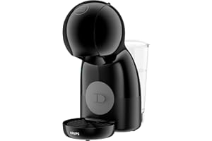 ‎KRUPS NESCAFÉ Dolce Gusto Piccolo XS by KRUPS, Kaffeekapselmaschine, 15 Bar, 0,8l Wassertank, Energiesparmodus, passt in jede Küche dank geringer Standfläche, Heiß- & Kaltgetränke, anthrazit, KP1A3B