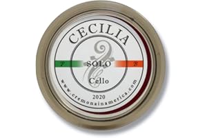 CECILIA Colophane 'SOLO' pour violoncelle - Colophane spécialement formulée pour violoncelle - Mini (demi-gâteau)