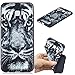 Produktbild Everainy Kompatibel für Samsung Galaxy J4+/J4 Plus 2018 Hülle Silikon Gummi mit Muster Cover Hüllen für Galaxy J4+ 2018 Handyhülle Stoßfest TPU Gel Stoßstange Schutzhülle (Tiger)