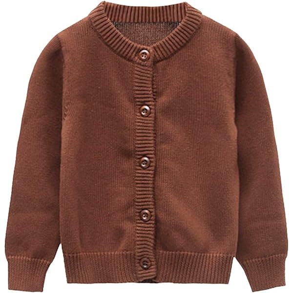 Gioberti Boy's Knitted Full Zip Cardigan Sweater With Soft Brushed