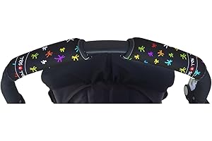 TRIS & TON Tris&Ton Fundas empuñaduras horizontal doble Modelo Elephant, empuñadura funda para silla de paseo cochecito carrito carro (Tris y Ton)