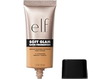 e.l.f. Soft Glam Foundation, Medium Coverage, Long-Lasting & Buildable Foundation For A Smooth, Satin Finish, Vegan & Cruelty