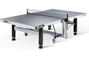 Cornilleau - 740 Longlife Outdoor Ping Pong/Table Tennis Table - Robust - Weatherproof and Shockproof table for for Gardens, Schools, Parks, Campsites - Laminate 9 mm Anti-glare Surface - Grey
