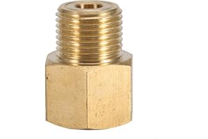 YOSOO CO2 Tank Adapter, CO2 Cylinder Tank W21.8 CGA320 Adapter Converter CO2 Tank Direct Adapter for Aquarium Fish Tank (CGA320 Converted to W21.8)