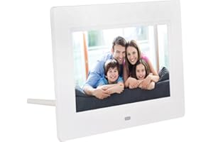 QUMOX Cadre Photo numérique à Cristaux liquides de 7 po avec écran LCD USB