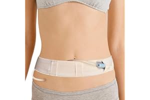 DIFLAX Ceinture De Conduit De Dialyse Péritonéale, Ceinture Abdominale Respirante Réglable, Ceinture De Protection De Conduit De Dialyse Péritonéale Pour Patient à Domicile à L'hôpital(M)