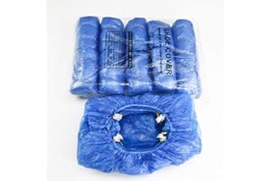 I3C Schuhüberzug Maschine mit Kunststoff Wasserdicht 100 Schuhüberzieher Automatischer Schuhüberzug Spender Einweg-Schuh-Abdeckungen (nur 100 Schuhüberzieher)