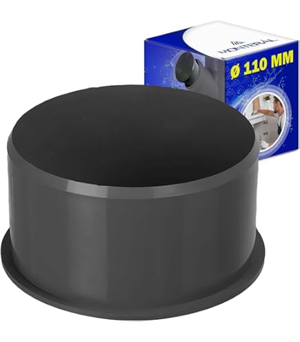 Bouchon Femelle 110mm Capuchon De Tuyau D'égout Bouchon Extérieur De Fermeture Orange - Foto 10