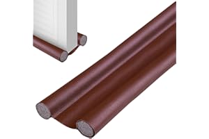 JANDTEK Paraspifferi sottoporta d'ingresso fredda e calda-Paraspifferi porta blindata per impedire l'ingresso di polvere e insetti - Guarnizione porta esterne ed interne regolabile fino 96cm