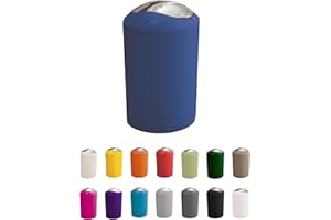 KW "Gleam 5Ltr Swing Bin - Compact Bathroom/Kitchen/Waste Bin (Blue)