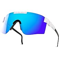 Shinehalo Polarisierende Sport-Sonnenbrille f?¡ì1r Damen und Herren zum Radfahren und Angeln UV-400-Schutz schnelle Brille