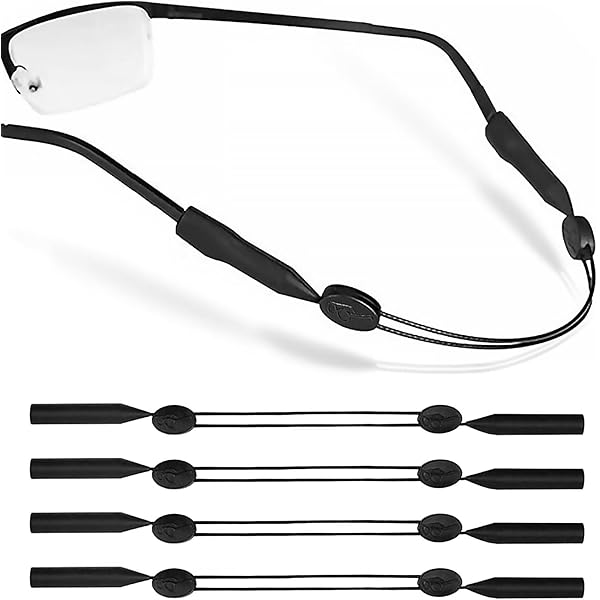 Cordon Lunettes Sport 8 Pièce Réglable Cordons Pour Lunette