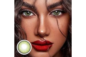 BIO-ESSENCE Pack Lentillas de Hidrogel blandas 1 par Lentes de contacto color verde sin graduación. Duración: 12 meses. Incluye de regalo estuche y 10ml de solución. Color Mirage Verde