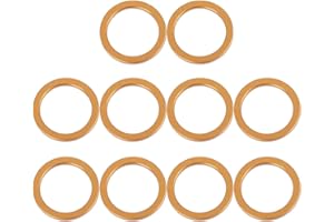 F FIERCE CYCLE 10pcs 30x40mm Motorcycle Exhaust Muffler Gasket for H-onda CG125