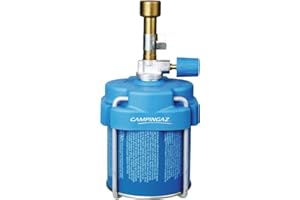 ‎CAMPINGAZ Campingaz Bunsenbrenner Labogaz 206 mit Clip & Go Montagesystem zum einfachen Kartuschenwechsel (C206GLS), Leistung 760W bei 55g/h, Blau