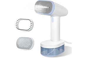 YASHE Vaporizador de Ropa Portátil de Mano, 250ml de Capacidad Grande, 1600W, Calentamiento Rápido en 25s, Autoapagado, Autolimpieza, Sin Salpicaduras de Agua, Para el Hogar, La Oficina y el Viaje