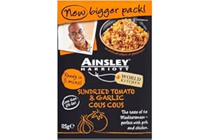 Ainsley Harriott Sundried Tomato & Garlic Cous Cous (125g) - Pack of 2