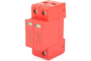 Mchodare Dispositivo Scaricatore, DC 1000V 2P 10KA~20KA Dispositivo di Arresto per Sovratensione, Protezione Sicuro L'intera Casa Contro i Fulmini Domestici Interruttore