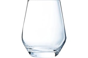 Chef & Sommelier - Collection Lima - 6 Verres à eau 38 cl en Cristallin - Brillance, Transparence et Haute Résistance - Fabriqués en France - Emballage renforcé, adapté à la vente en ligne