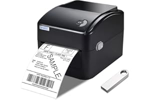 vretti Shipping Label Printer, Thermal Label Printer for Shipping Packages, 4x6 Barcode Label Printer Compatible with Windows & Mac System, Label Maker Machine for Small Business UPS Ebay Amazon
