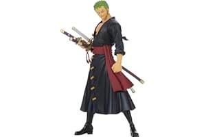 Banpresto ONE PIECE - Wano Kuni Zoro - Figurine DXF Grandline 17cm Vol.13, BP17758