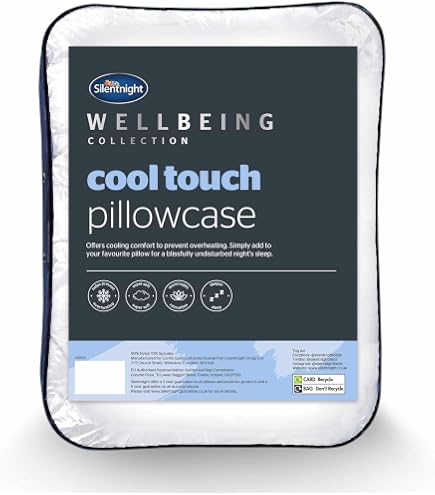 Comphy By Coop SoftSpa Pillowcase Set Of 2 – Queen Size, Dove Grey, Super Soft Double-Brushed Hotel Quality Pillowcases