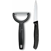 Victorinox 6.7113.22 Swiss Classic 2li Bı&ccedil;ak ve Soyacak Set, Siyah