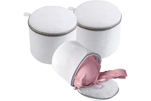 JARAGAR Wäschesack, 3 STÜCKE Strapazierfähiger, verdickter Stoff, Dessous-bh wäschenetz für Wäsche mit Reißverschluss für Waschmaschine, Unterwäschebeutel für BHs, Höschen, Unterhemd